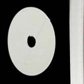 Halcsont beszegett bújtatóban 6mm széles - IVORY (Elefntcsontszn) 